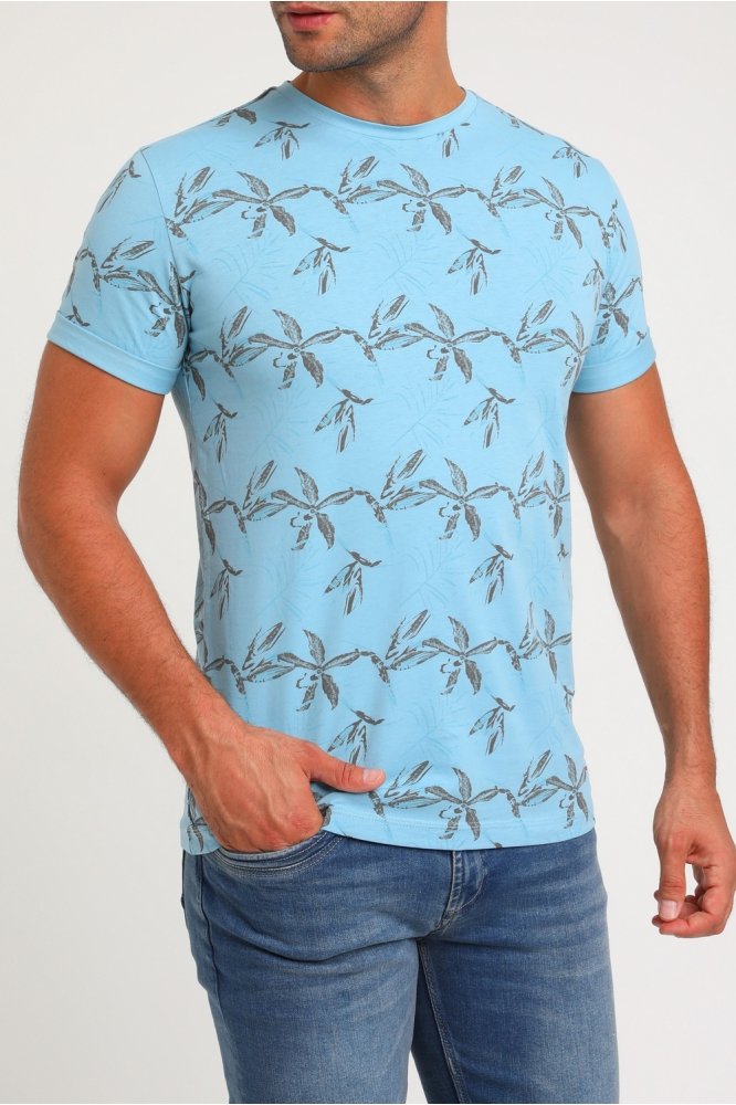 T SHIRT 154519 Tile Blue
